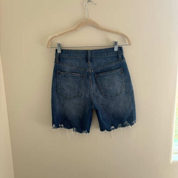 Madewell High-Rise Denim Mid-Length Shorts Size 24 L0367 - Picture 7 of 8